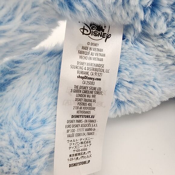 Disney Store Mickey Mouse Bunny Plush 14" Blue 2021 Rabbit Easter Basket Toy - Picture 7 of 8